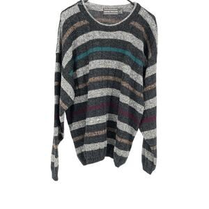 David Taylor Multicolor Men's Vintage 90's Sweater 100% Acrylic - Size‎ XL